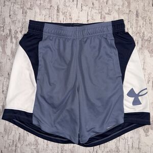 Under Armour Women's Basketball Baseline Shorts 6” Indigo Blue Size XS